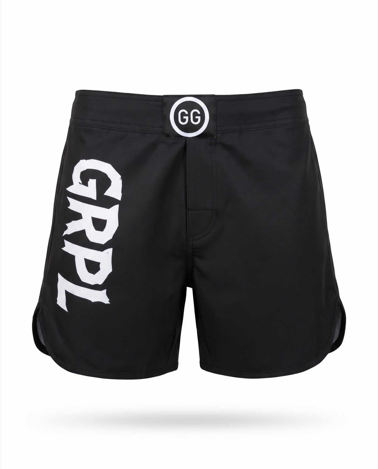 GRPL Fight Shorts (Black), front