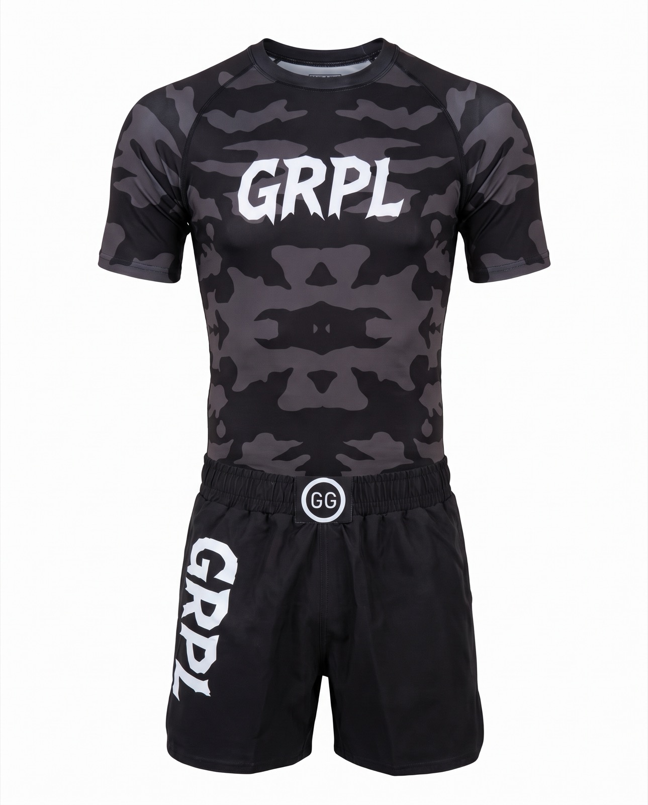 Short Sleeve Set (Rash guard + shorts), front