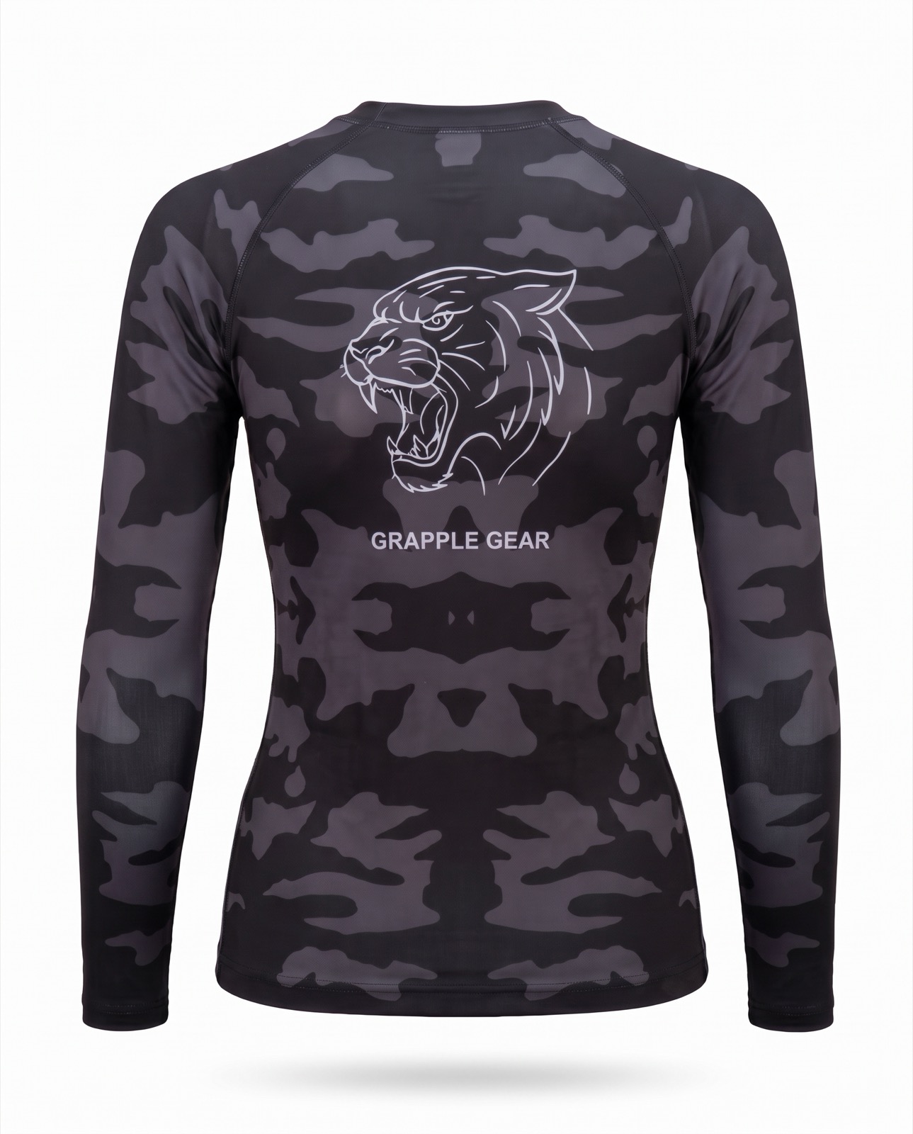 Women's Long Sleeve Set (Rash guard + shorts), back