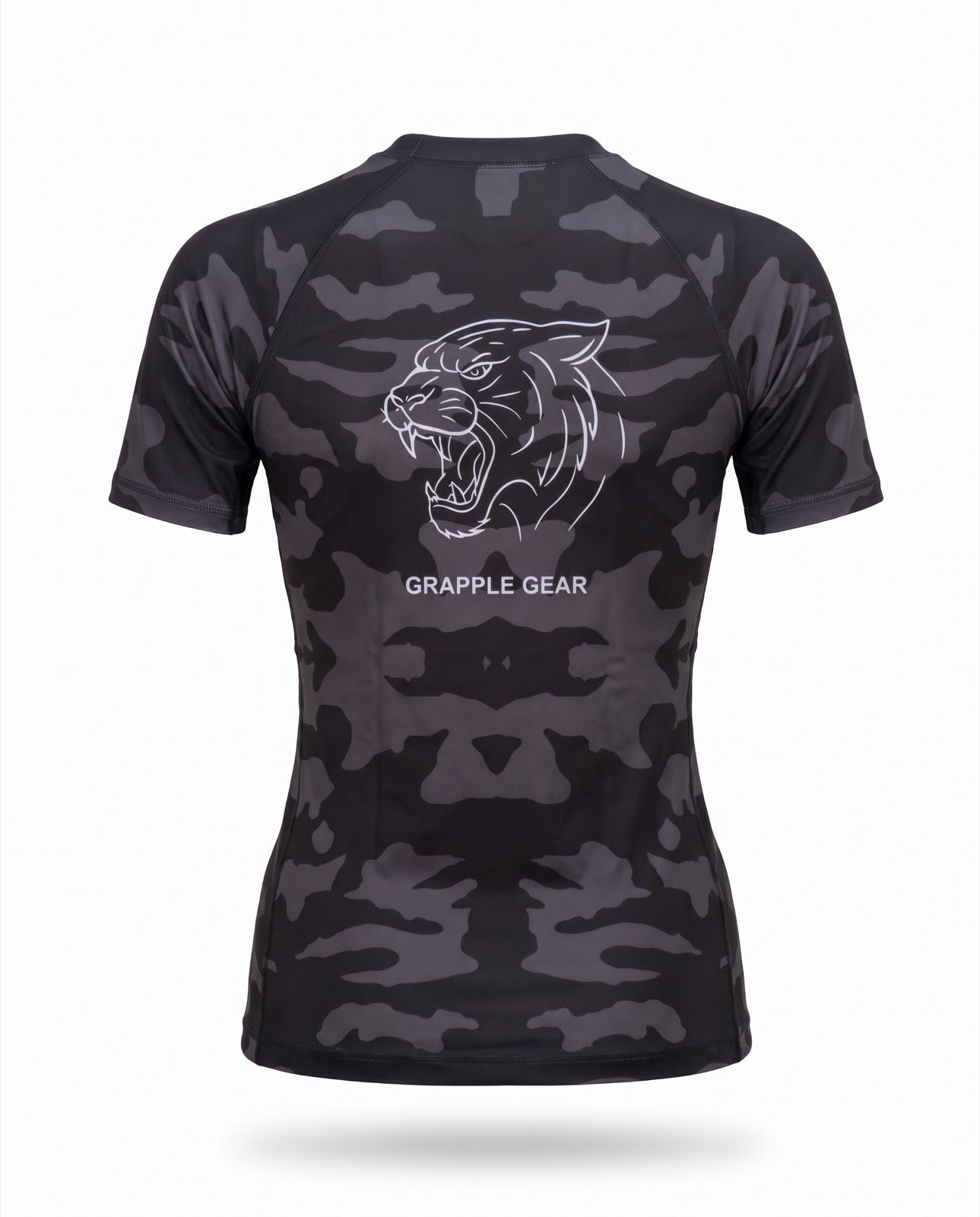 Women's Short Sleeve Set (Rash guard + shorts), back